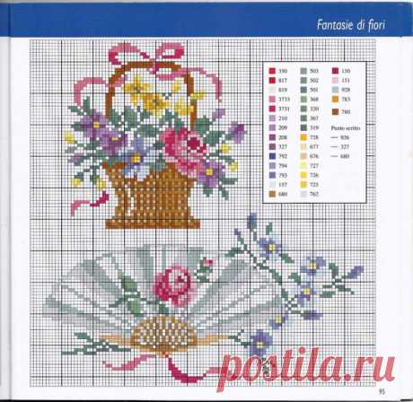 Gallery.ru / Фото #98 - разные цветочные схемы - irisha-ira