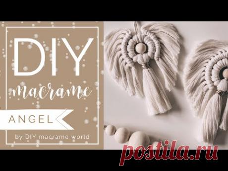 EN_DIY Macrame Guardian ANGEL by DIY MACRAME WORLD