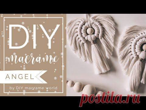 EN_DIY Macrame Guardian ANGEL by DIY MACRAME WORLD