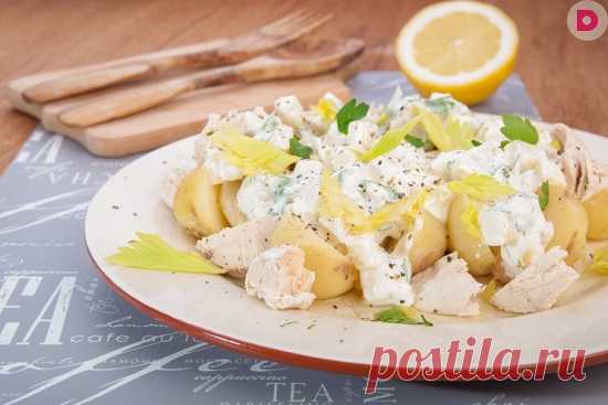 Диетические салаты с курицей и тунцом