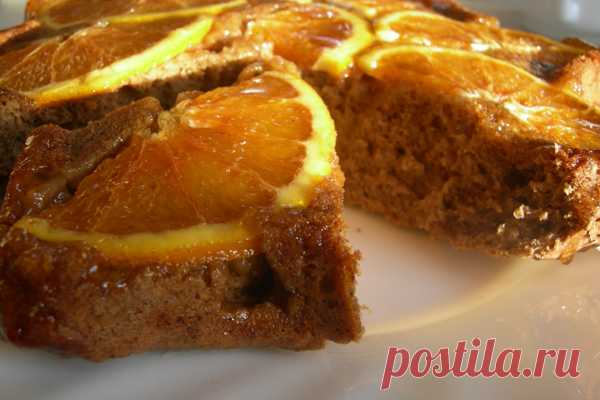 На завтрак;)) Кофейный пирог с апельсинами — Вкусные рецепты