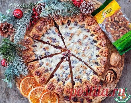 Пирог с рикоттой и грецкими орешками Кулинарный рецепт