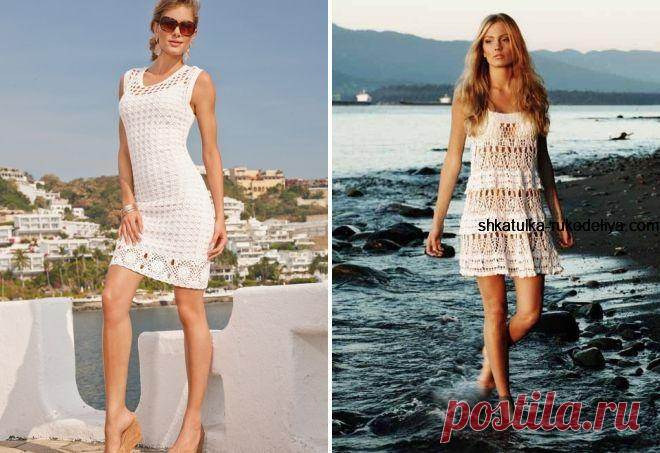 Fashionable summer dresses 2022. Knitted fashion dresses