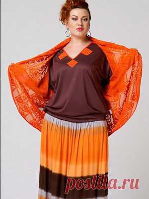 Модные юбки для полных женщин / Все для женщины