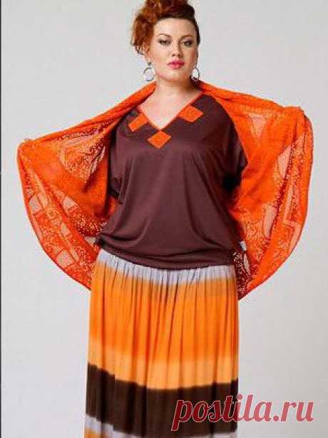 Модные юбки для полных женщин / Все для женщины