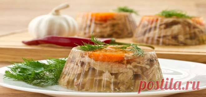 Вкусный холодец из курицы. Для встречи Нового года - года Желтой Земляной Собаки .