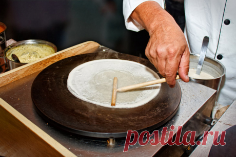 Как пекут блины во Франции | Публикации | Вокруг Света