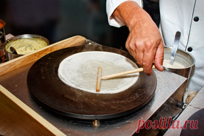 Как пекут блины во Франции | Публикации | Вокруг Света