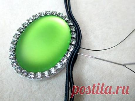Using Cup Chain in Soutache