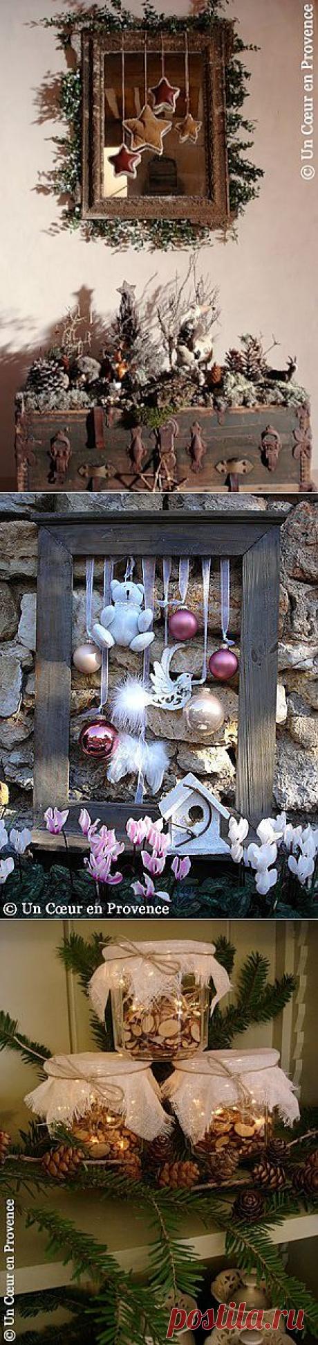 Новогодний декор в винтажном стиле