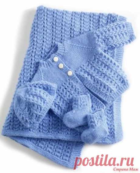 . Помощь в вязании  узора. Добрый день! Милые женщины Страны Мам, подскажите, пожалуйста с описанием узора. В просторах интернета нашла прекрасные детские вещи, а описания нет. Может кто вязал такую красоту!