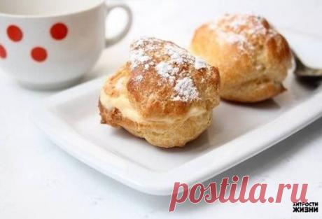 Эклеры с ванильным кремом