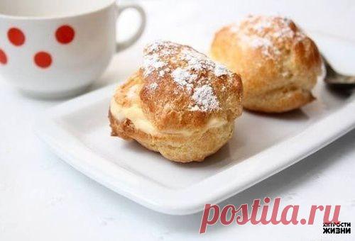 Эклеры с ванильным кремом
