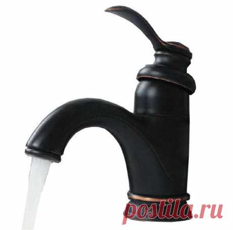 Universe of goods - Buy &quot;Black Oil Rubbed Bronze Single Handle Bathroom Taps Single Hole Sink Hot &amp; Cold Faucet Mixer Tap Cnf031&quot; for only 159.98 USD.