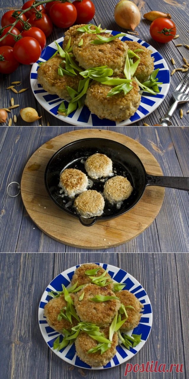 Вкусные рыбные котлеты из трески.