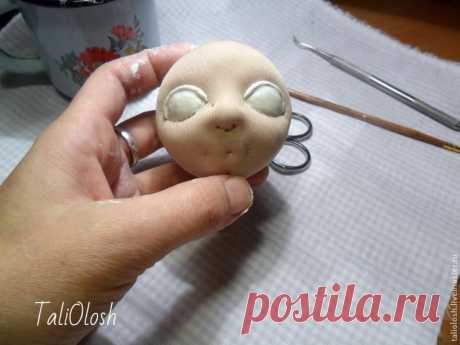 Создание объемной текстильной кукольной головки. Часть 3 - Ярмарка Мастеров - ручная работа, handmade