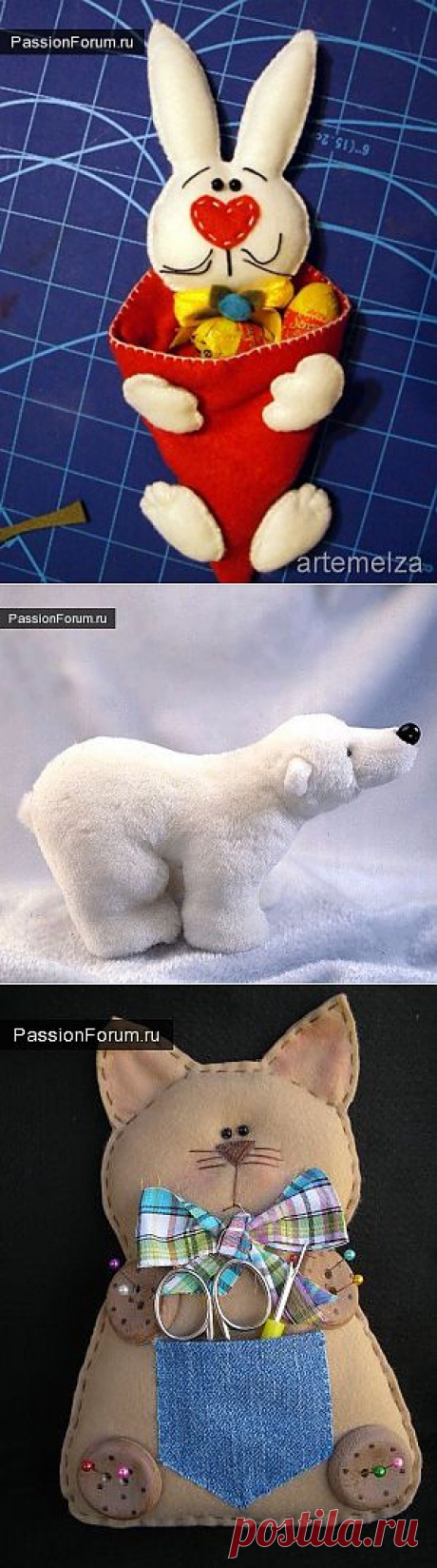 ДЕТСКИЕ ИГРУШЕЧКИ. ЧАСТЬ 7 / Тильда. Мастер классы, выкройки. / PassionForum - мастер-классы по рукоделию