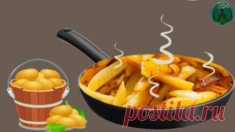 Вкус еды, который помню с детства. Жареная картошка, которую готовила моя бабушка | ЗОЖ путь изнутри вовне | Яндекс Дзен
