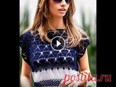 Женские Ажурные Летние Кофточки Крючком - 2019 / Women's Openwork Summer Blouses Crochet Женские Ажурные Летние Кофточки Крючком - 2019 / Women's Openwork Summer Blouses Crochet...