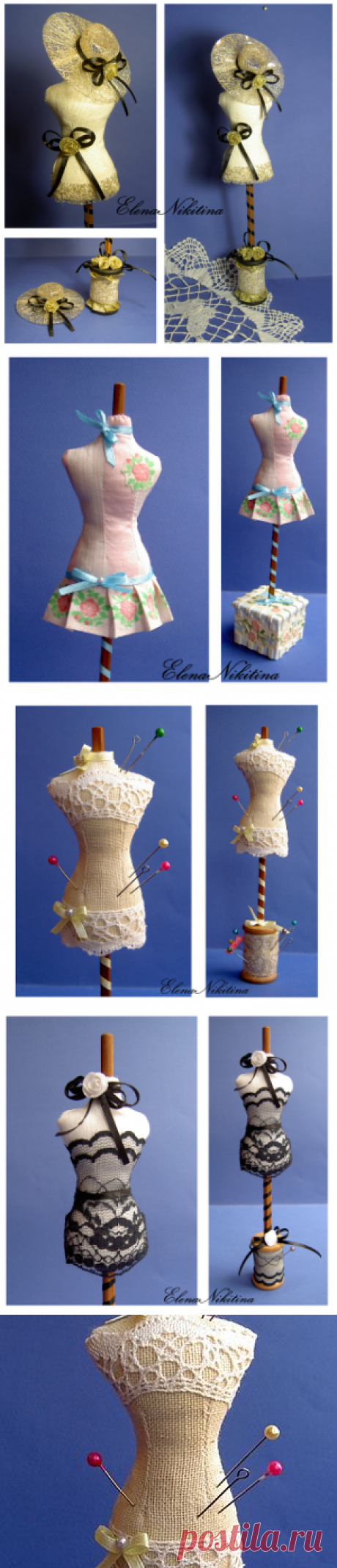 Игольница мини-манекен