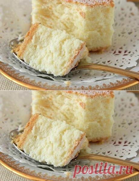 Творожная шарлотка