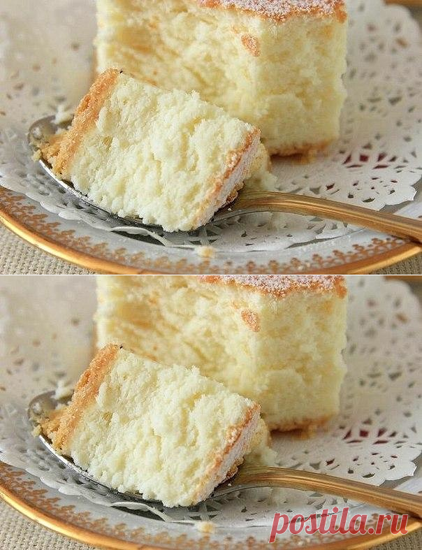 Творожная шарлотка