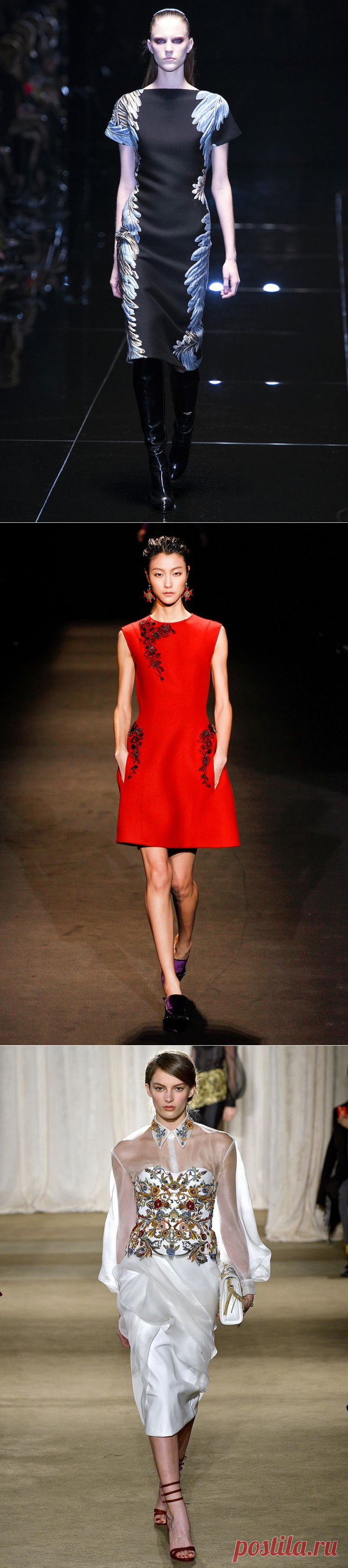 Вышивка на одежде – женственно и роскошно | Тенденции сезона | Интернет-портал моды и стиля «Alla Moda»