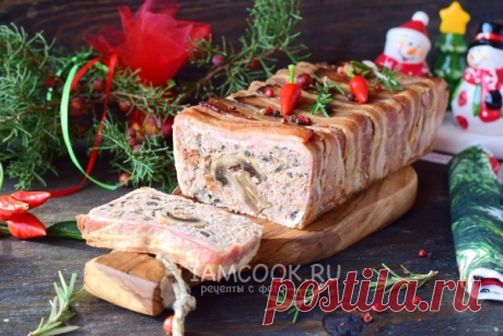 Dies enthält ein Bild von: Террин с грибами — рецепт с фото