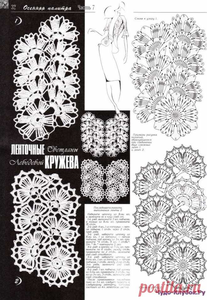 Ленточные кружева Узоры | ЧУДО-КЛУБОК.РУЧУДО-КЛУБОК.РУ