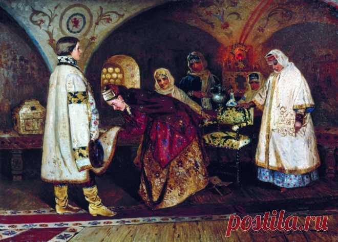 Жениться по любви: Неравные браки в царской династии Романовых 


Выбор царской невесты. Художник Михаил Нестеров. 1887 г.
Ошибочно мнение, что 