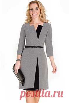 Timeless heringbone coat dress