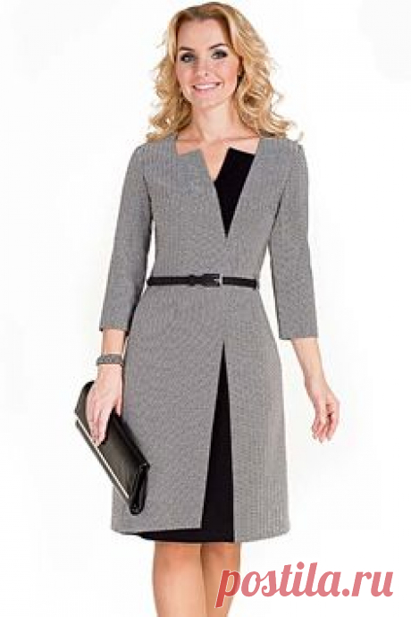 Timeless heringbone coat dress