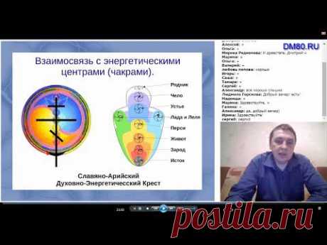 ▶ Знак крест - знак БиоЭнергоОстова Человека. Вебинар от 12 марта 2015 года. - YouTube