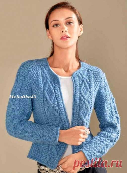 Спицы.Жакет.