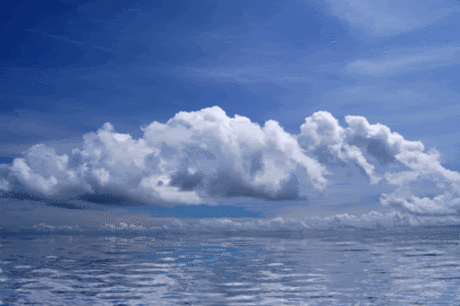 Небо на фотографии и в анимации, красивые картинки облаков