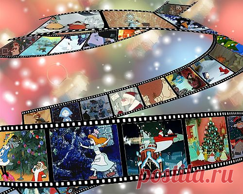 Новогодние и зимние мультфильмы - 55 шт..