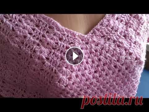 Реглан от горловины без расчётов Мы часто вязали кофточки и туники от горловины с рукавом реглан, но такие модели довольно сложны для новичков, поэтому сегодня я хочу показать вам оче...