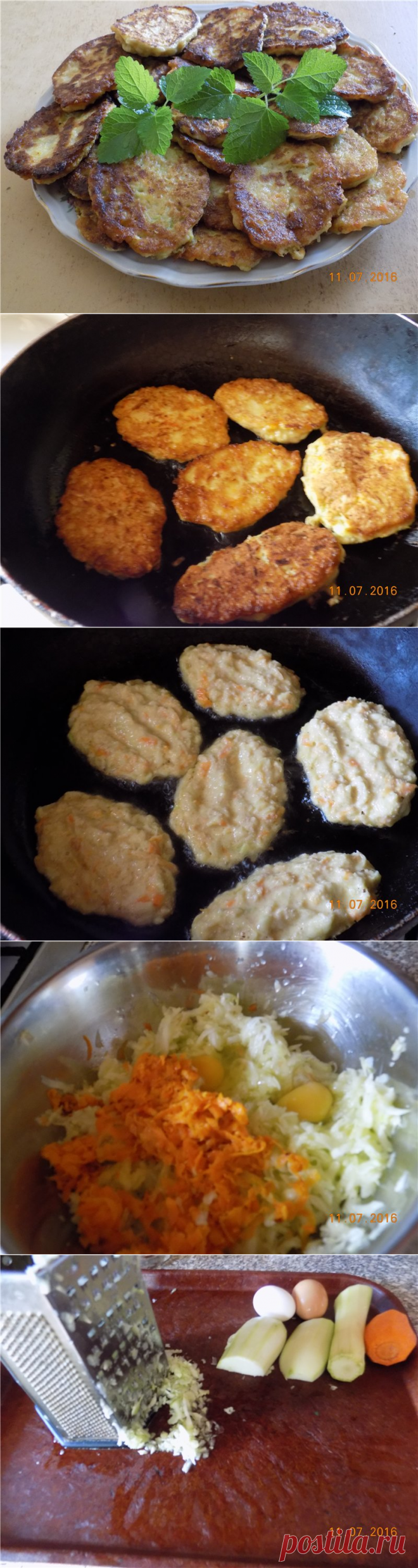 Очень вкусные овощные оладьи на скорую руку | Четыре вкуса