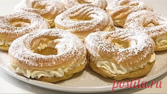 КРЕМ ТВОРОЖНЫЙ на масле.Пирожные заварные кольца /Cottage cheese cream