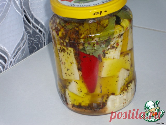 Маринованный сыр – кулинарный рецепт