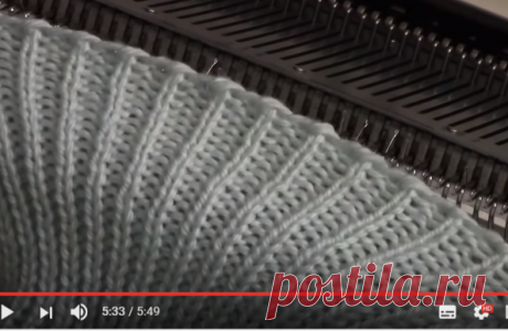 Loosen Up! Ribber Cast-Off by Diana Sullivan - YouTube