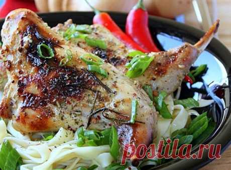 Запеченный кролик с розмарином