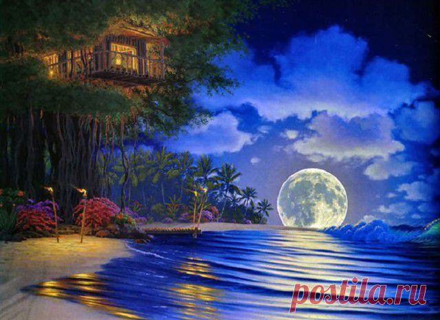 Фантастические пейзажи художника John Al Hogue