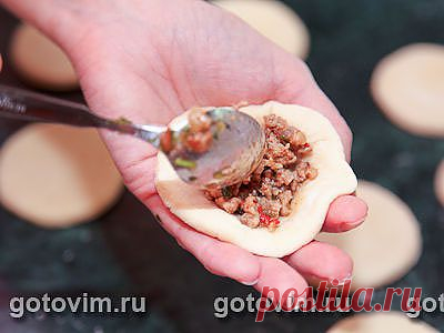 Пирожки с мясом. Фото-рецепт / Готовим.РУ