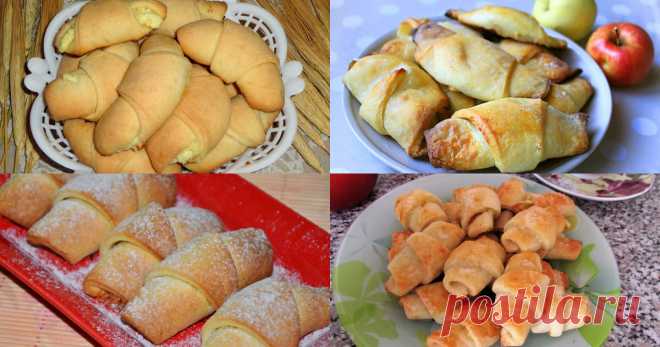 Творожные рогалики из творога творожные рогалики - 5 рецептов - 1000.menu