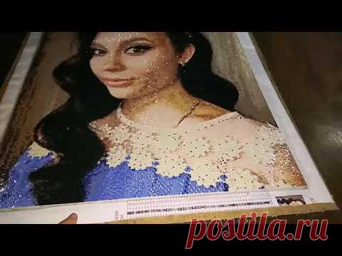 Как сделать рамку своими руками для алмазной мозаики. Молдинг. Готовая работа.