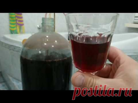 Домашнее сухое вино из винограда. Простой рецепт без сахара и воды ENG SUB How I making red wine at