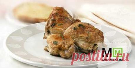 Курица с чесноком по-французски - кулинарный рецепт. Миллион Меню