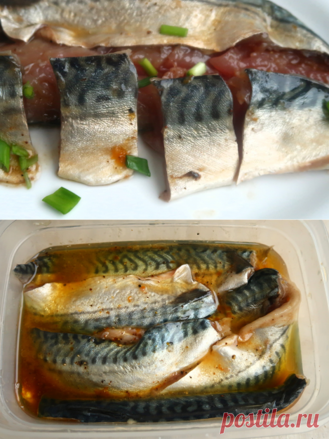 Скумбрия, маринованная с пряностями — Мой кулинарный дневник