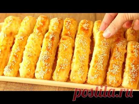 ТВОРОЖНЫЕ Палочки С СЫРОМ 🧀 Потрясающе ВКУСНЫЕ! Минимум Муки! Выпечка Без Дрожжей! Cheese sticks